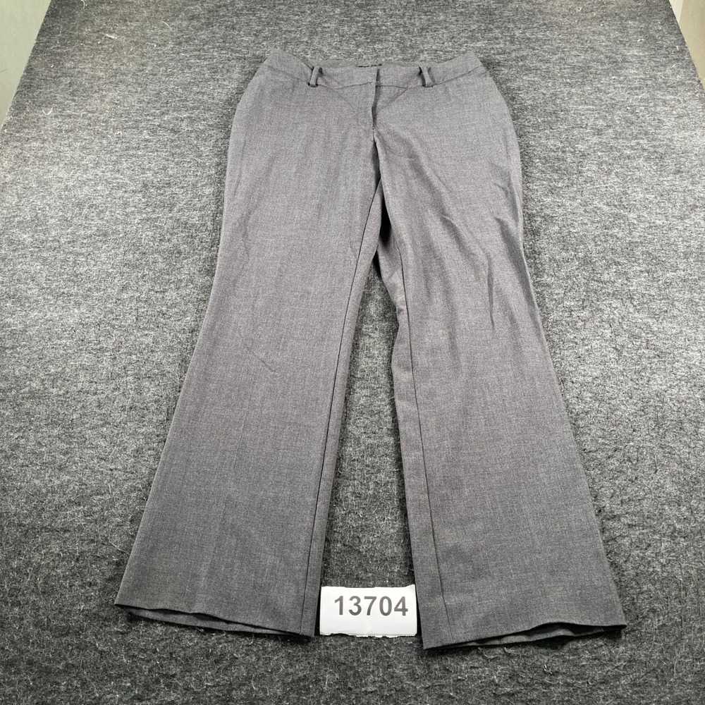 Worthington Dress Pants Womens 8 Heather Gray Stretch Curvy Fit Bootcut Leg